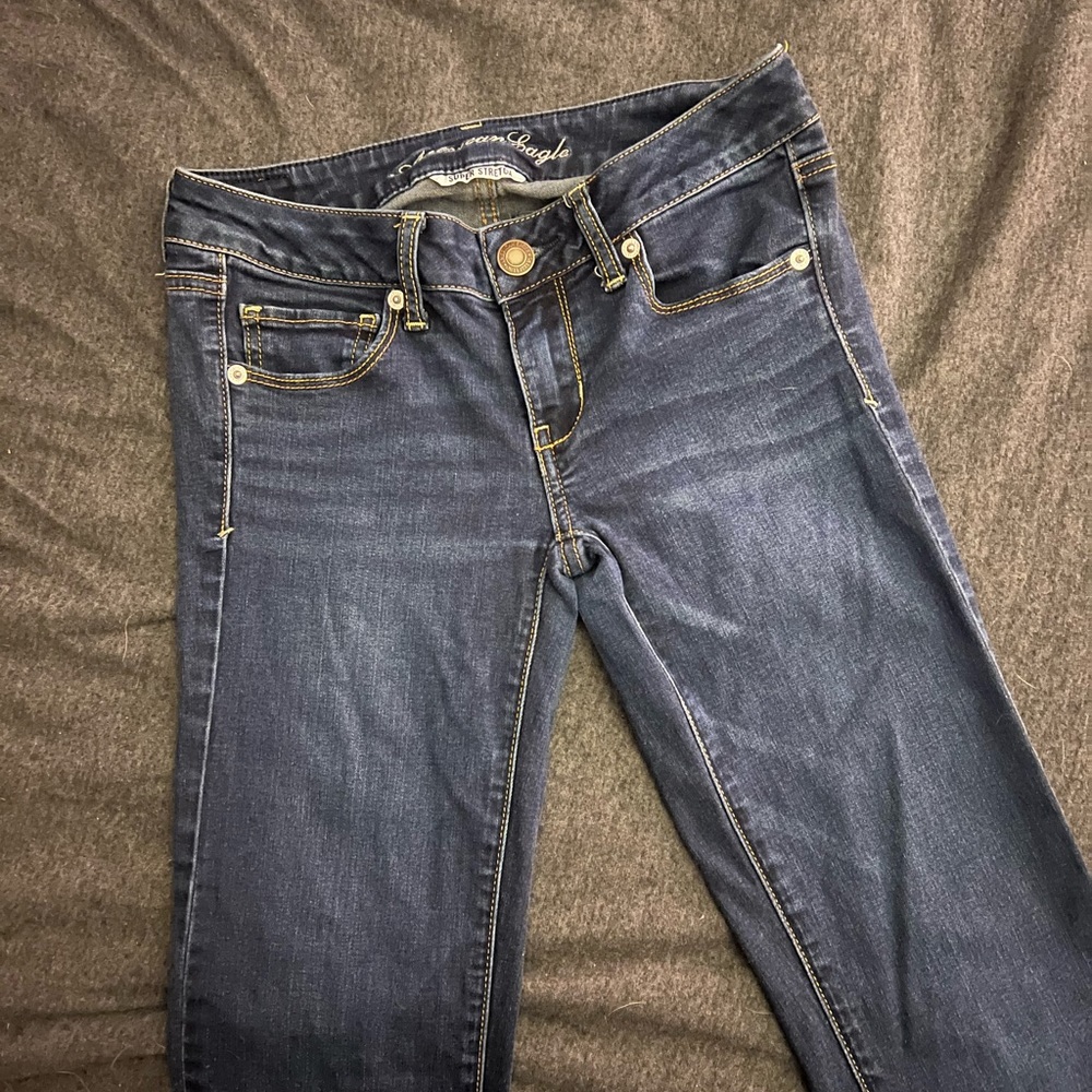 American Eagle Women’s Super Stretch Skinny Jeans - Long Length